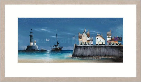 moonlighting framed print by artist gary walton
