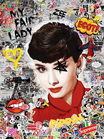 my fair lady mounted print by artist zee