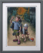 my preciousss print framed in grey by artist craig davison