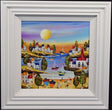 sea you soon framed original by artist rozanne bell