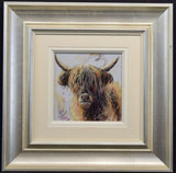 nessie framed original by artist ruby keller