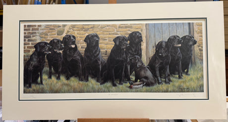 new recruit mounted print by artist nigel hemming