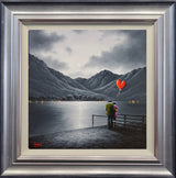 nowehere else i'd rather be framed print by artist david renshaw
