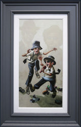 on a mission canvas print framed by artist craig davison