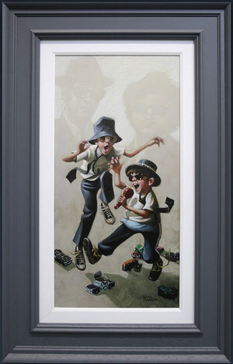 on a mission canvas print framed by artist craig davison