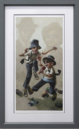 on a mission paper print framed by artist craig davison