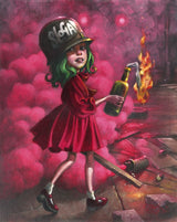 people call me a villian oh it's such a shame print by artist craig davison