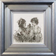 peter and wendy in neverland framed in silver by kerry darlington