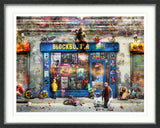 please rewind framed print by artist mark davies