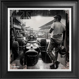 pole position framed print by artist ben jeffery