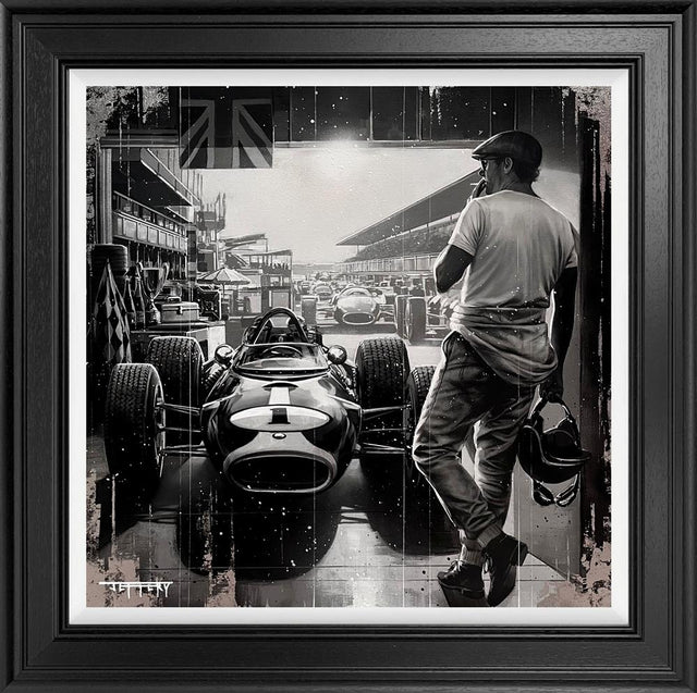 pole position framed print by artist ben jeffery