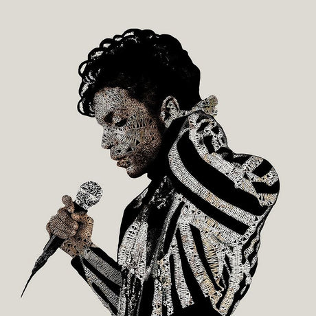 prince mounted print by artist zee