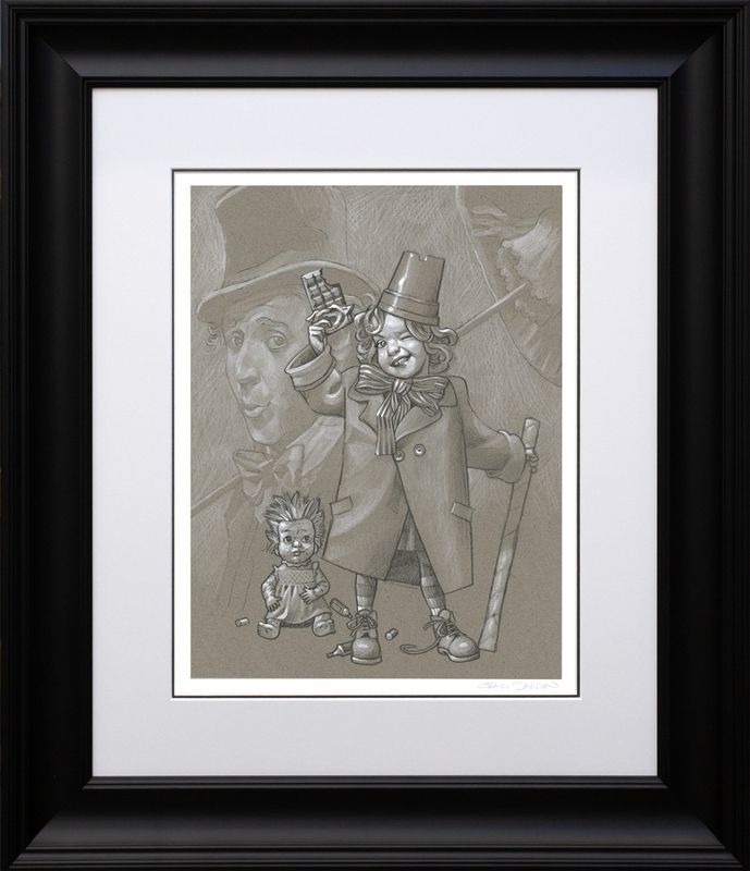 pur imagination sketch print framed by artist craig davison