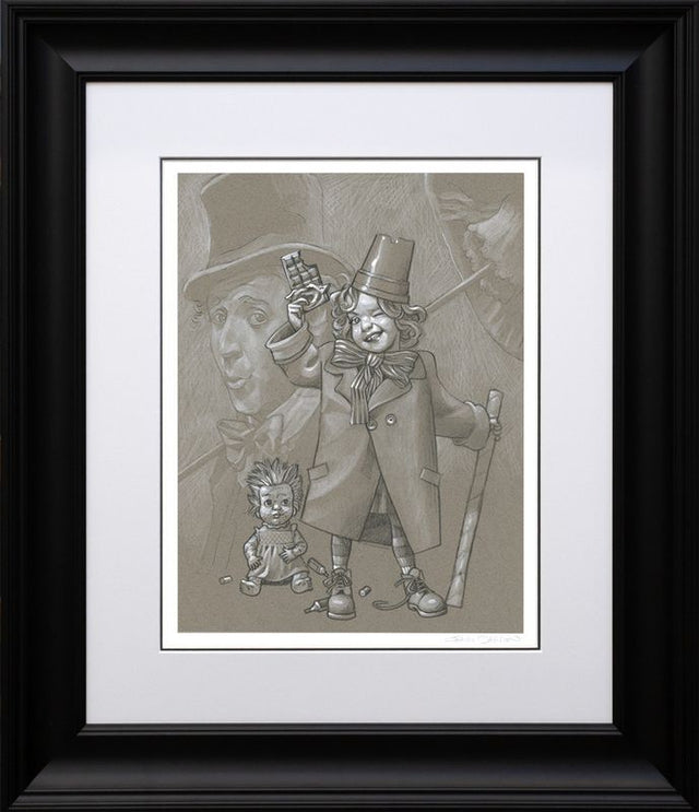 pur imagination sketch print framed by artist craig davison