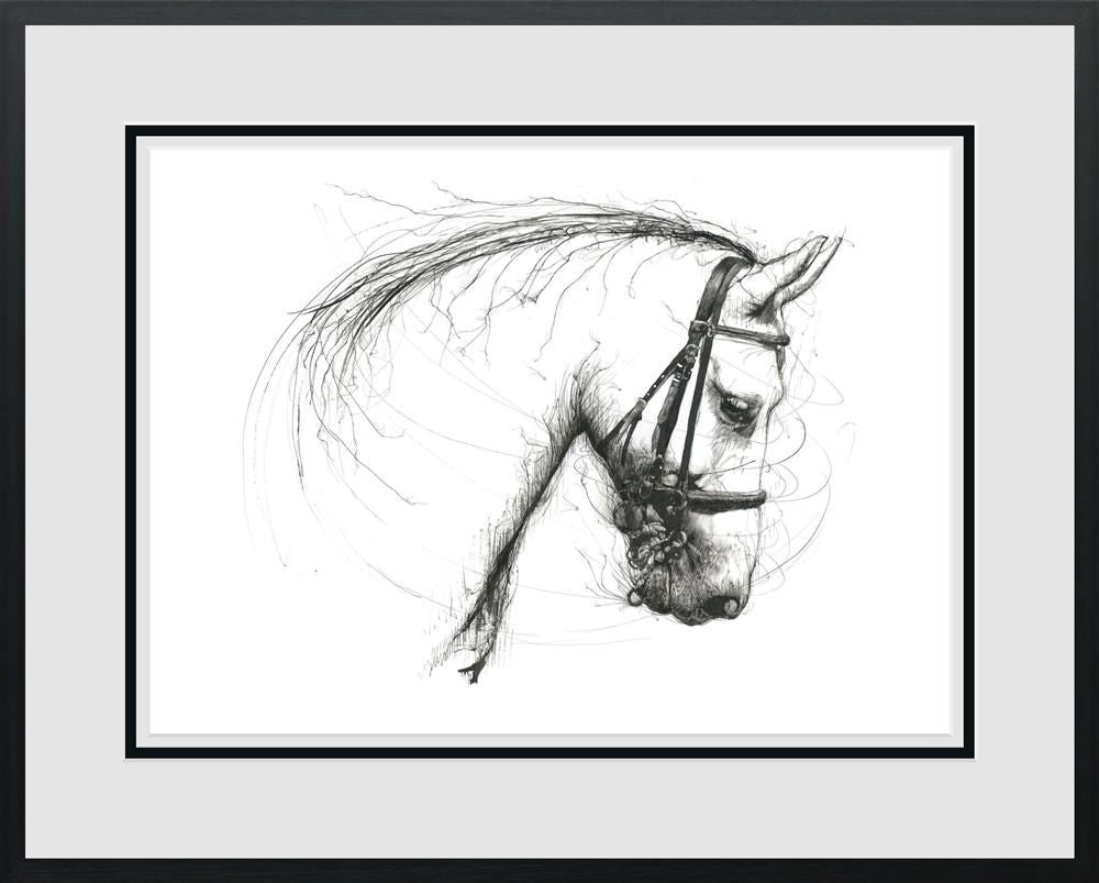 quiet power framed print by artist scott tetlow