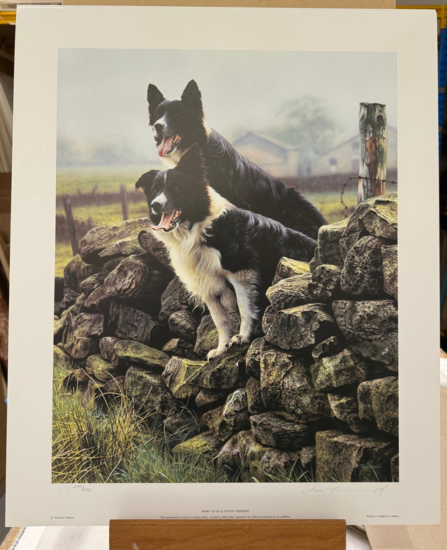 rarin to go print by artist steven townsend