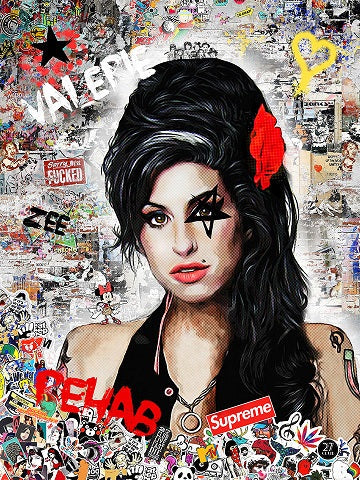 rehab mounted print by artist zee