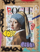 rogue mini framed print by artist ghost