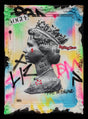 rolling stone framed print by artist ghost