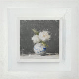 rose vase original framed by artist neil carroll