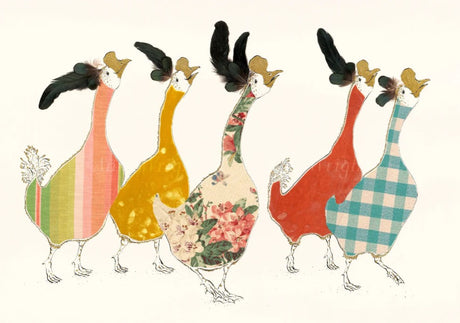 running free mounted print by artist anna wright