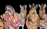 savannah stripes print by artist hayley goodhead