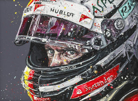Seb Focused Sebastian Vettel