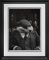 sett in their ways framed print by artist angus gardner