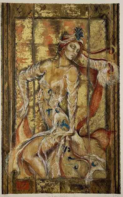 show girl i print by artist joy kirton smith