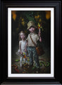 snakes whyd it have to be snakes canvas print framed in black by artist craig davison