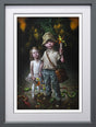 snakes whyd it have to be snakes print framed in grey by artist craig davison