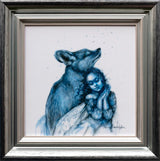 snow faerie framed by artist kerry darlington