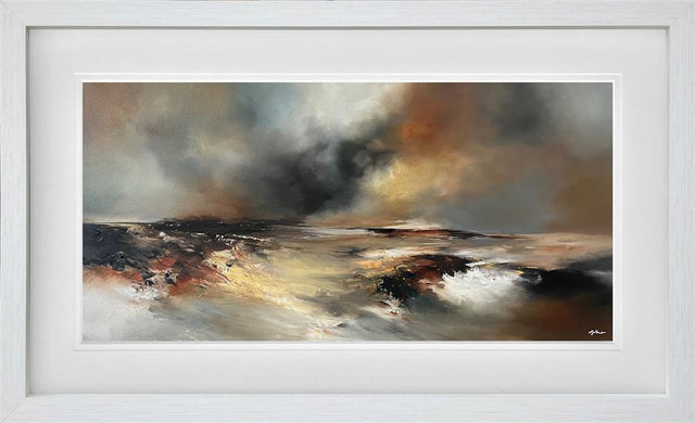 solitude framed original by artist alison johnson