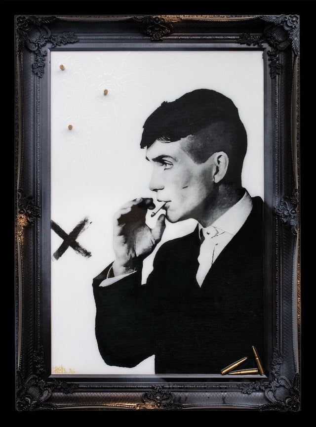 strike when your enemy is weak framed print by artist ghost
