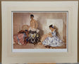 studio accessories mounted print by artist russell flint