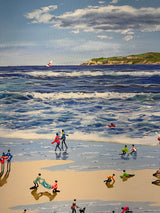 sunny days and ocean waves detail 1