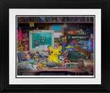 take me back to the 90s print framed in black by artist jj adams