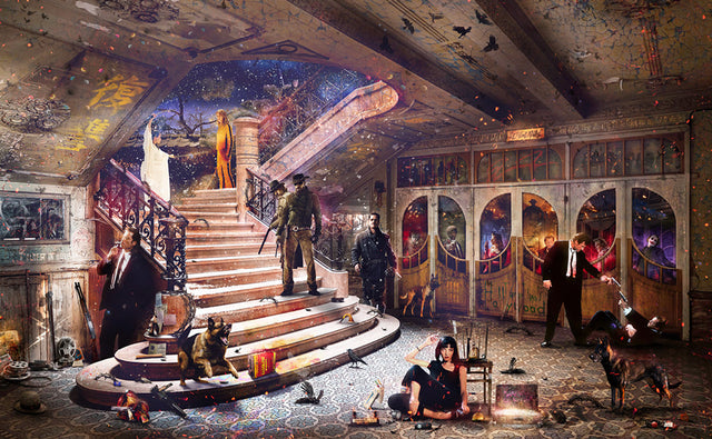 tranatinos hollywood print by artist mark davies