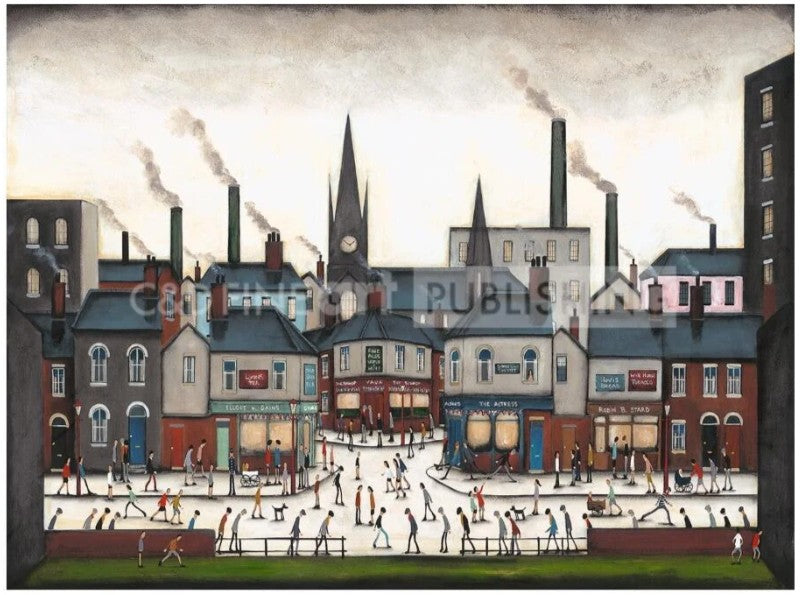 ten to two print by artist sean durkin