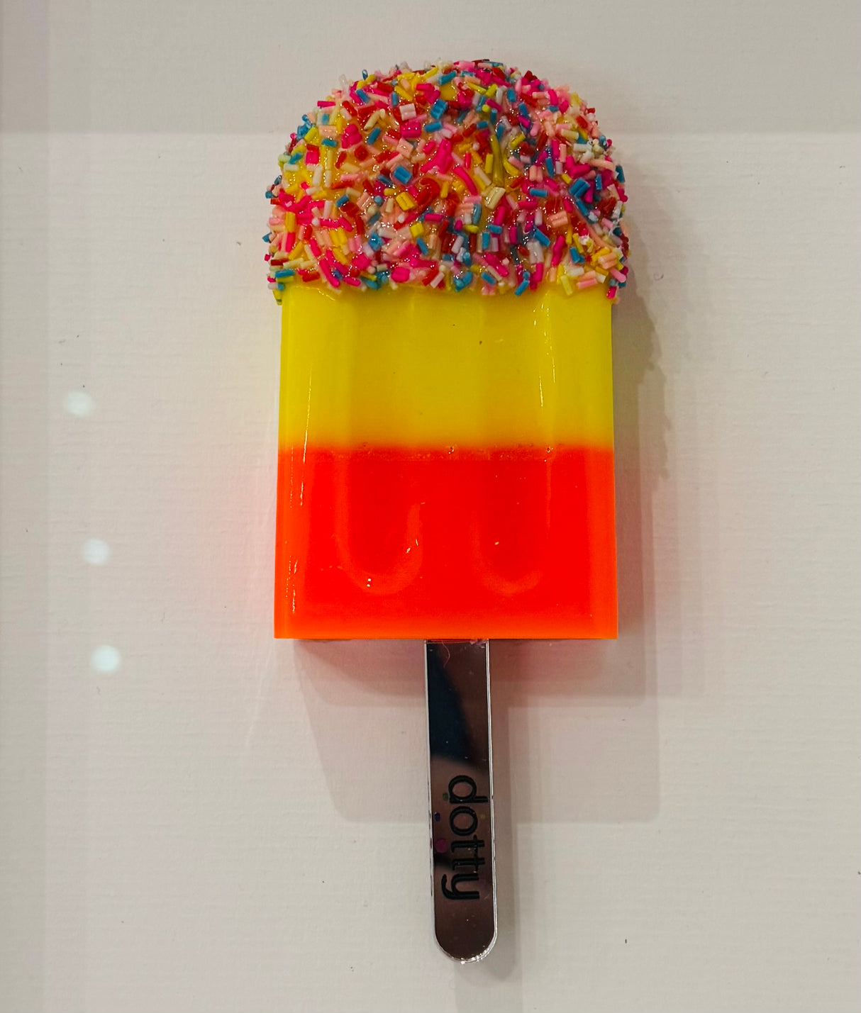 thats fab close up of original resin lollipop by artist dotty