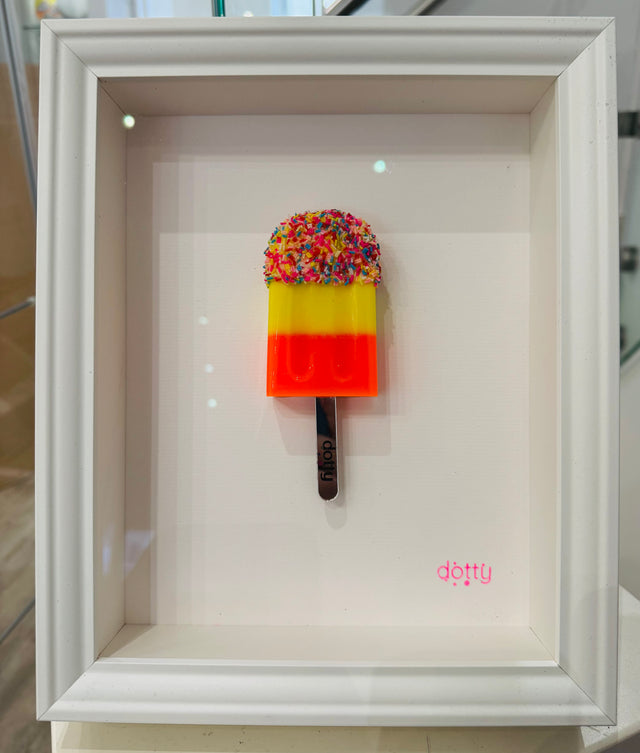 thats fab original resin lollipop framed by artist dotty