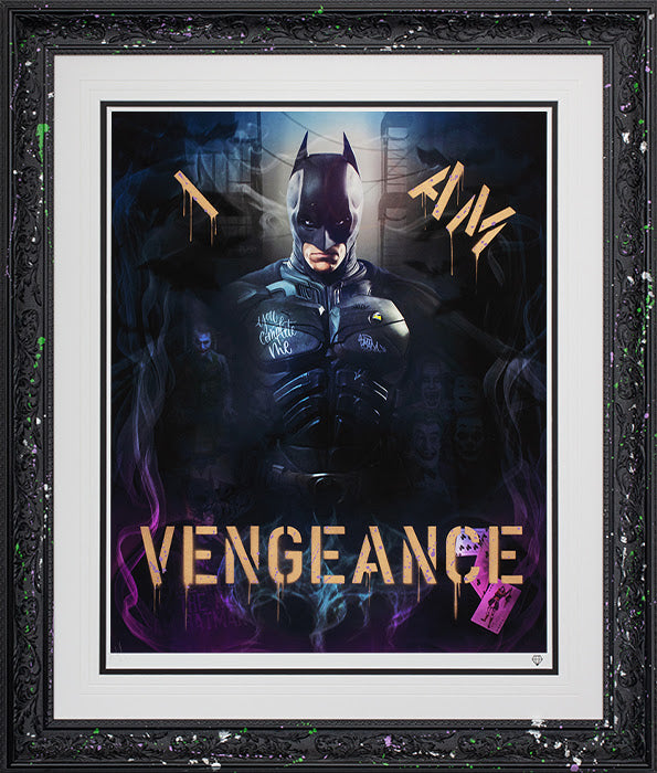 the bat studio stencil collection variation 3 framed print by artist jj adams