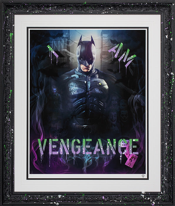 the bat studio stencil collection variation 1 frmed print by artist jj adams