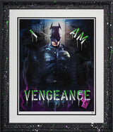 the bat studio stencil colllection variation 2 framed print by artist jj adams