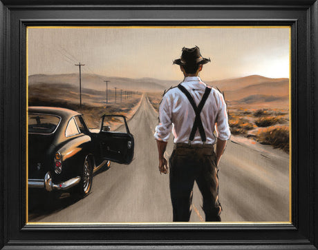 the distnace within framed print by artist richard blunt