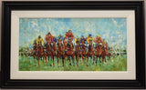 the final stretech framed original by artist simon wright