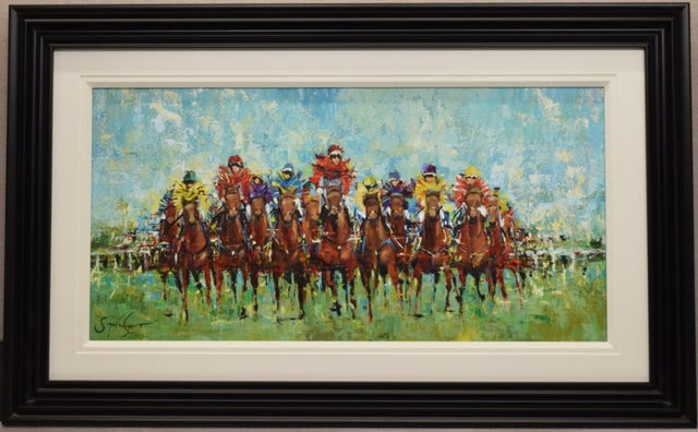 the final stretech framed original by artist simon wright