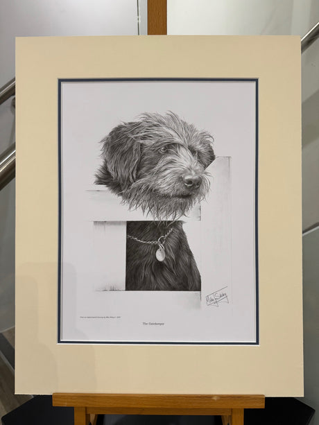 the gatekeeper mounted print by artist mike sibley