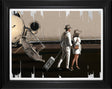 the getaway framed print by artist richard blunt