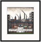 the heart of the town framed in black by artist sean durkin